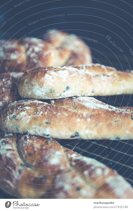 hausgemachtes mediterranes olivenbrot Lebensmittel Getreide Teigwaren Backwaren Brot Brötchen Kräuter & Gewürze Öl Oliven Mehl Ernährung Essen Bioprodukte