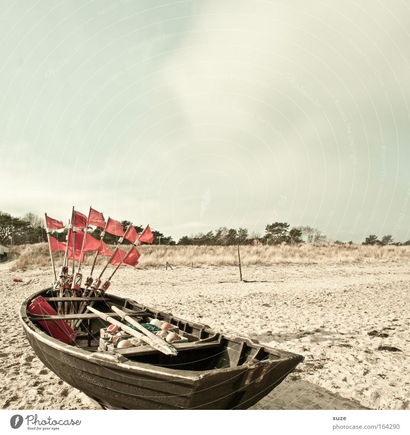 Wasserfest Angeln Ferien & Urlaub & Reisen Ausflug Ferne Freiheit Strand Meer Ruhestand Landschaft Sand Luft Horizont Küste Menschenleer Bootsfahrt Ruderboot