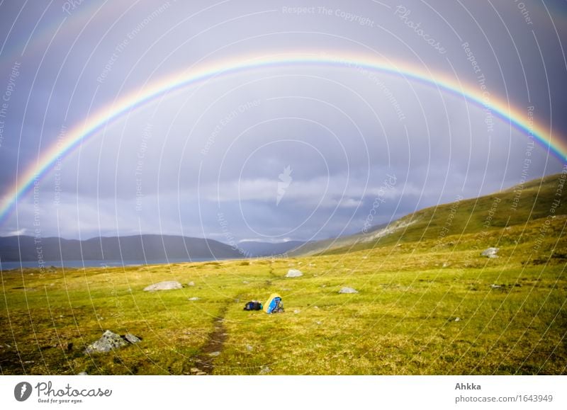 Regenbogentor Gesundheit Behandlung Wohlgefühl Zufriedenheit Sinnesorgane Erholung ruhig Meditation Duft Berge u. Gebirge wandern Landschaft schlechtes Wetter