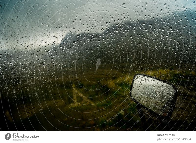 Rainy Roadtrip in the mountains Ferien & Urlaub & Reisen Ausflug Abenteuer Ferne Freiheit Umwelt Natur Wolken Gewitterwolken schlechtes Wetter Unwetter Wind