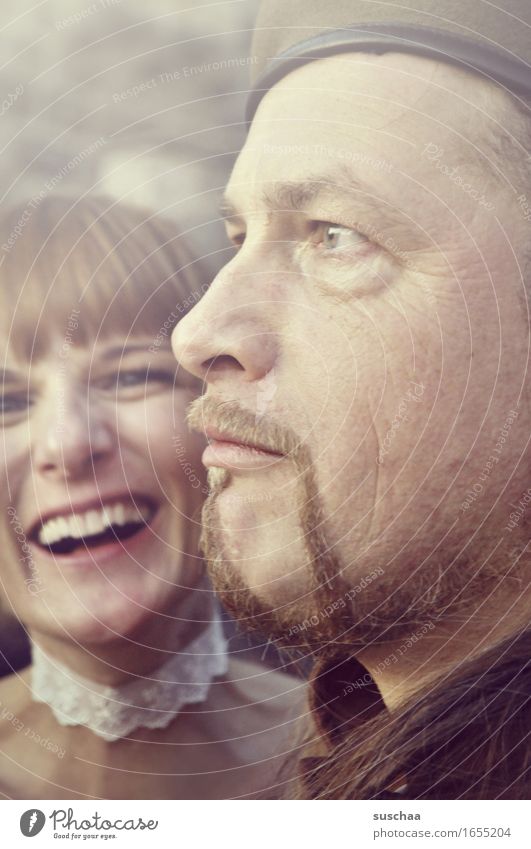 gerade ja gesagt .. Frau Mann Paar Liebespaar Gesicht lachen Freude Glück Hochzeit Ehe Romantik ernst Angst Blick