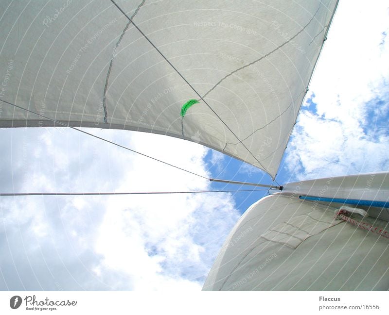 Hart_am_Wind Segeln Wolken See Sport Himmel