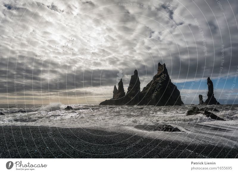 Wellenbad schön Leben Ferien & Urlaub & Reisen Abenteuer Strand Meer Insel Umwelt Natur Landschaft Urelemente Erde Himmel Wolken Klima Klimawandel Wetter Felsen