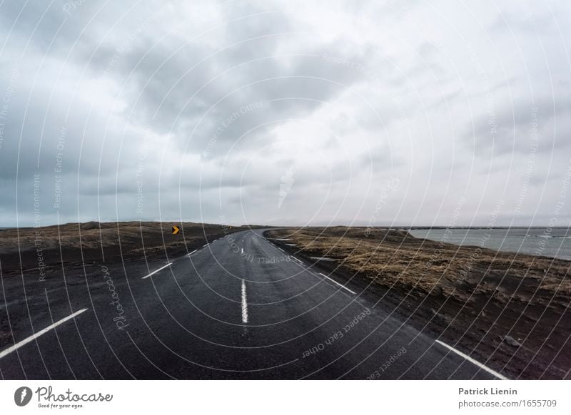 Immer weiter Leben Ferien & Urlaub & Reisen Abenteuer Insel Umwelt Natur Landschaft Erde Himmel Wolken Horizont Frühling Winter Klima Klimawandel Wetter