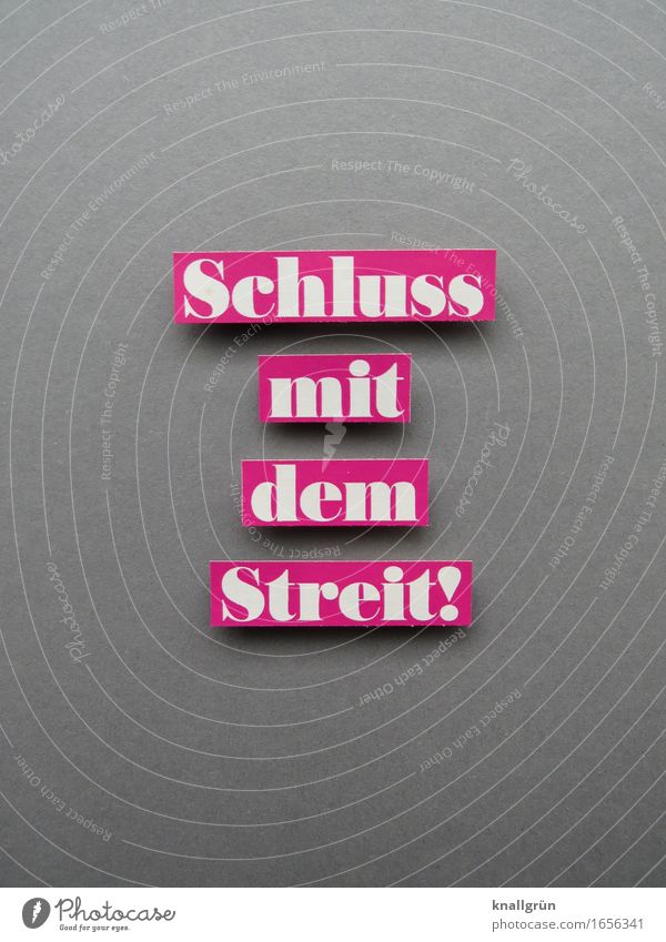 Schluss mit dem Streit! Konflikt & Streit Gefühle Kommunizieren schimpfen streiten Wut Aggression Ärger Feindseligkeit gereizt Stimmung Erwartung Frustration