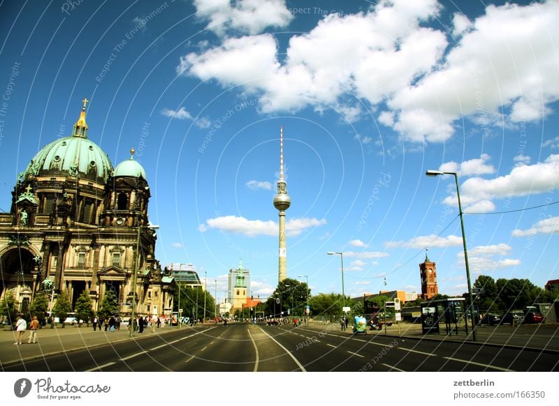 Palast der Republik (unsichtbar) Berlin Hauptstadt Stadtzentrum historisch Dom Deutscher Dom Religion & Glaube Kirche Marienkirche alex Alexanderplatz