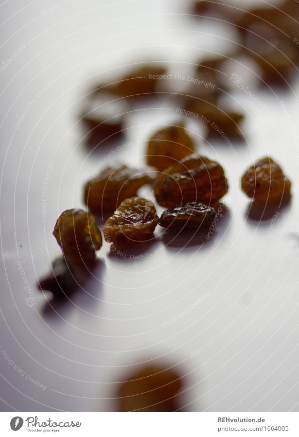 Rosinen Lebensmittel Ernährung lecker viele Geschmackssinn Trockenfrüchte Farbfoto Gedeckte Farben Innenaufnahme Nahaufnahme Detailaufnahme Makroaufnahme Tag