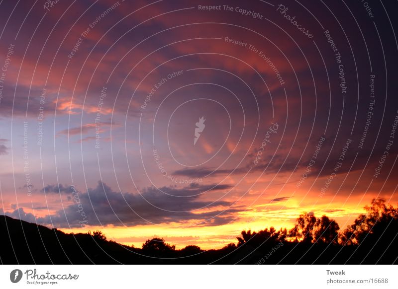 Die Ruhe nach dem Sturm Sonnenuntergang Wolken Ruhrgebiet Gewitter Regen