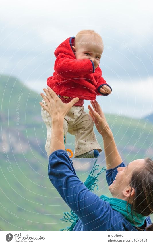 Erste Flugstunde Lifestyle Freude Kindererziehung Kindergarten Mensch maskulin feminin Baby Junge Junge Frau Jugendliche Erwachsene Eltern Mutter