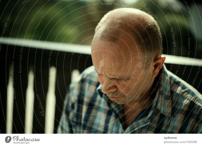 Stutzig Farbfoto Außenaufnahme Nahaufnahme Detailaufnahme Textfreiraum links Tag Schatten Kontrast Sonnenlicht Starke Tiefenschärfe Zentralperspektive Totale