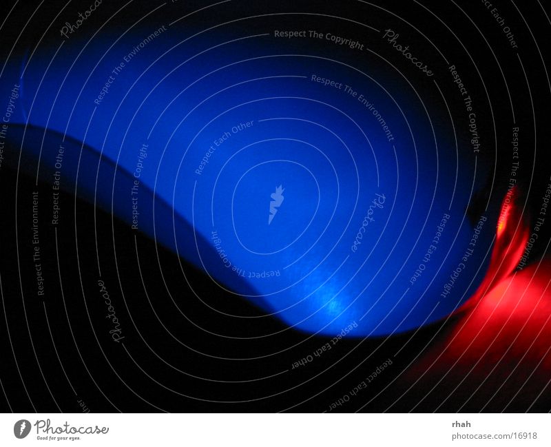 Blue light 3 Lichtspiel dunkel Dinge blau Technik & Technologie