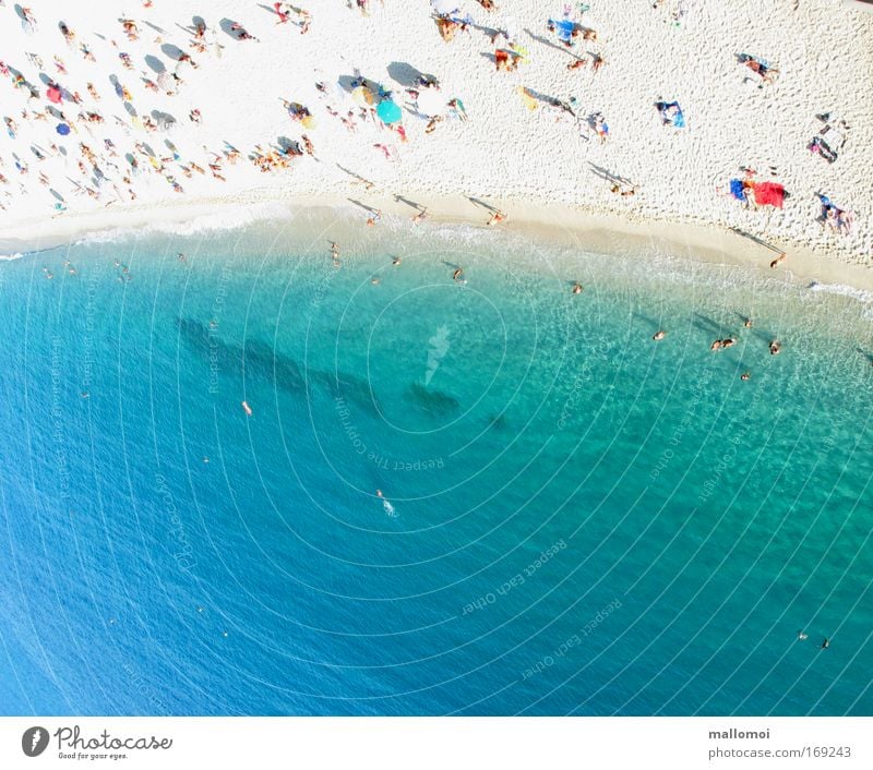 Platz an der Sonne Wellness Schwimmen & Baden Sommer Sommerurlaub Sonnenbad Strand Insel Wellen Wassersport Menschenmenge Sand Schönes Wetter Küste Seeufer