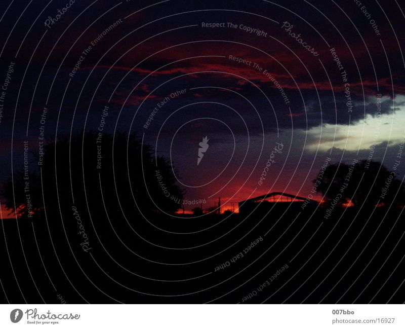 Sonnenuntergang Afrika Namibia Romantik Natur Abenddämmerung