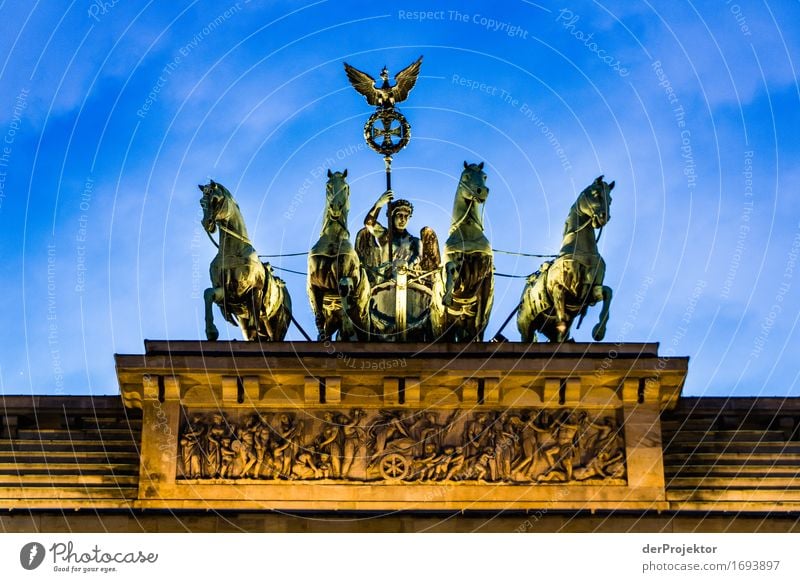 Nachts am Brandenburger Tor II Berlin_Aufnahmen_2019 berlin derProjektor dieprojektoren farys joerg farys Weitwinkel Panorama (Aussicht) Zentralperspektive