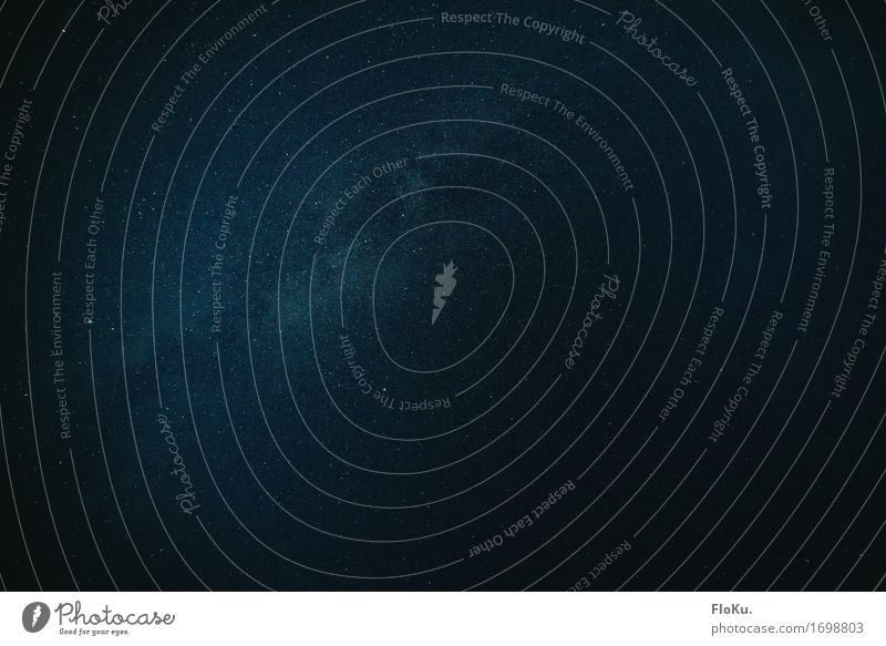 blasse Milchstraße Umwelt Urelemente Himmel nur Himmel Wolkenloser Himmel Nachthimmel Stern außergewöhnlich dunkel fantastisch Unendlichkeit schön blau Stimmung