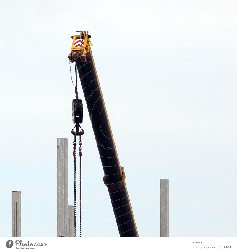 Hochbau Farbfoto Außenaufnahme Menschenleer Textfreiraum rechts Textfreiraum oben Starke Tiefenschärfe Totale Haus Arbeit & Erwerbstätigkeit Handwerker