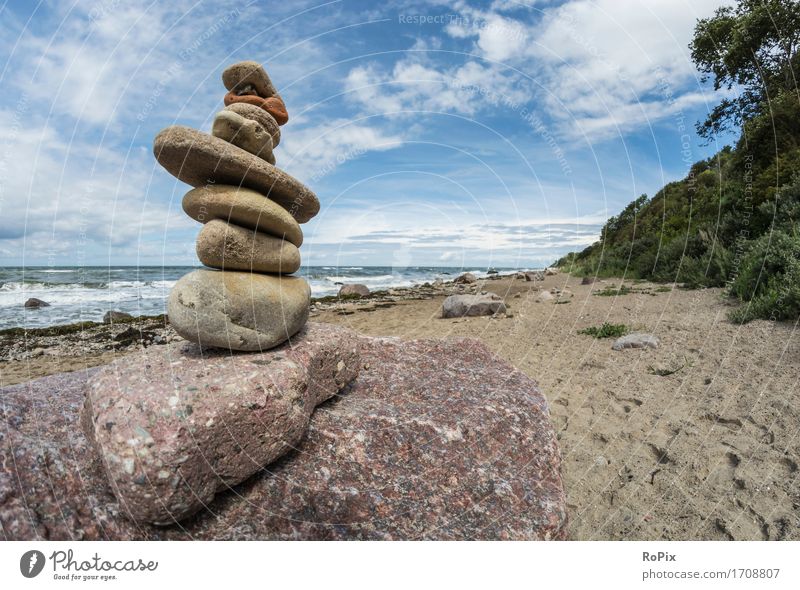 baltic sea Erholung ruhig Meditation Freizeit & Hobby Freiheit Sommerurlaub Strand Meer Umwelt Natur Landschaft Urelemente Wasser Himmel Schönes Wetter Wellen