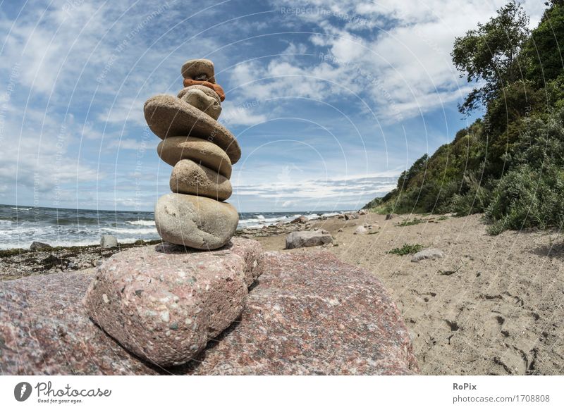 Ostsee bei Rerik Wellness Wohlgefühl Erholung ruhig Meditation Ferien & Urlaub & Reisen Freiheit Sommerurlaub Strand Meer Wellen Kultur Umwelt Natur Landschaft