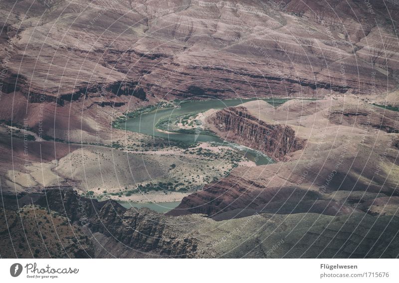 Beautiful Amerika (g) Schatten Berge u. Gebirge Grand Canyon USA Landschaft Pflanze Tier Aussicht Ferne Menschenleer Sträucher Vulkankrater Wüste Steppe