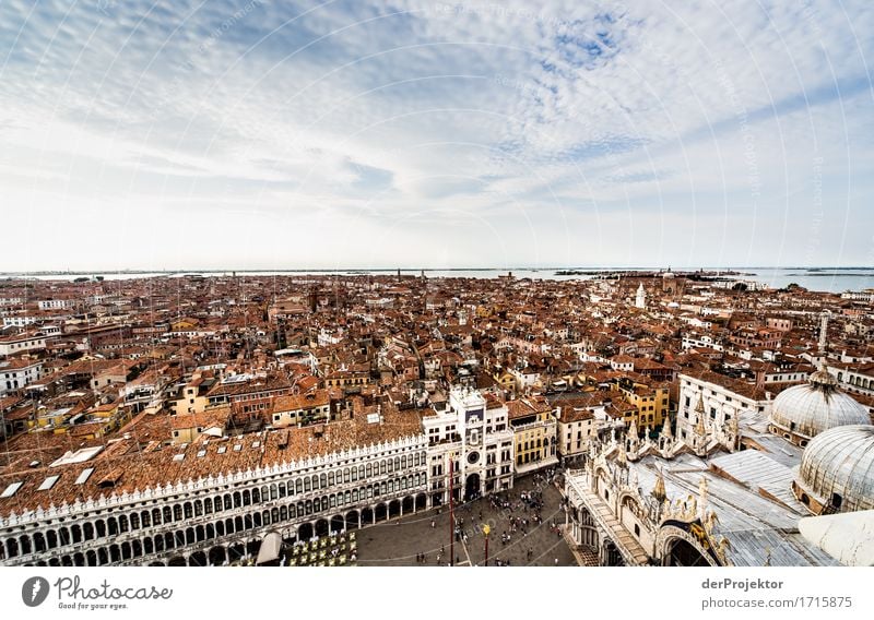 Blick auf den Markusplatz in Venedig Ferien & Urlaub & Reisen Tourismus Ausflug Abenteuer Ferne Sightseeing Städtereise Kreuzfahrt Sommer Sommerurlaub Insel