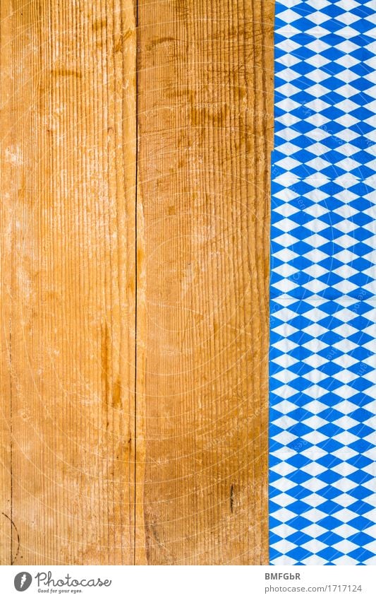 Hintergrund mit bayrischen Farbkante Tourismus Städtereise Dekoration & Verzierung Party Veranstaltung ausgehen Feste & Feiern Essen trinken Oktoberfest