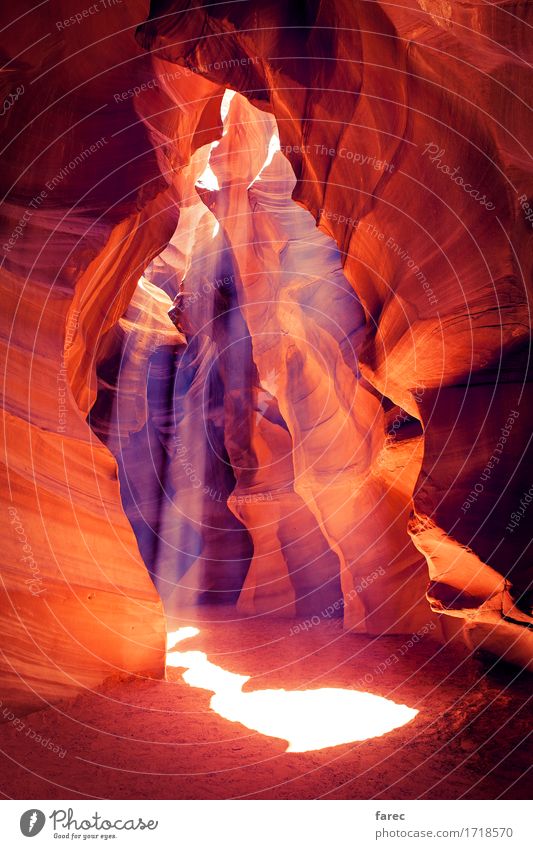 Antelope Canyon Navajo Tribal Park Natur Landschaft Sommer Schönes Wetter Wärme Dürre Wüste Stein Sand entdecken Erholung genießen wandern authentisch