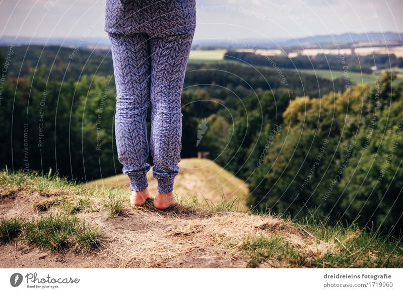 Weitblick Leben Wohlgefühl Sinnesorgane ruhig Meditation Ferien & Urlaub & Reisen Abenteuer Ferne Freiheit Berge u. Gebirge wandern Mensch Natur Landschaft