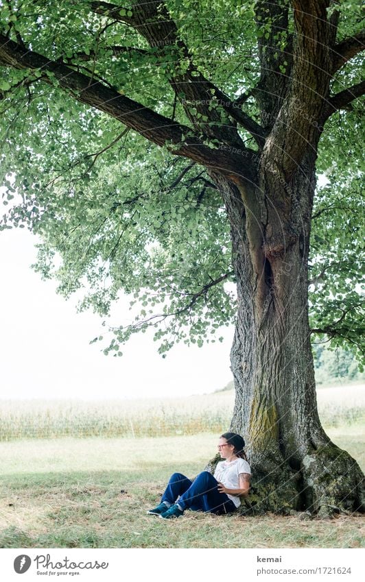 Naturchillen Lifestyle Stil harmonisch Wohlgefühl Zufriedenheit Erholung ruhig Freizeit & Hobby Ausflug Abenteuer Freiheit Sommer Mensch feminin Frau Erwachsene