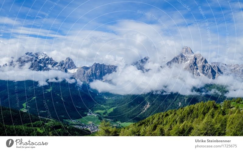 Fischleintal / Dolomiten Ferien & Urlaub & Reisen Tourismus Ausflug Sommer Berge u. Gebirge wandern Umwelt Natur Landschaft Pflanze Wolken Schönes Wetter Baum