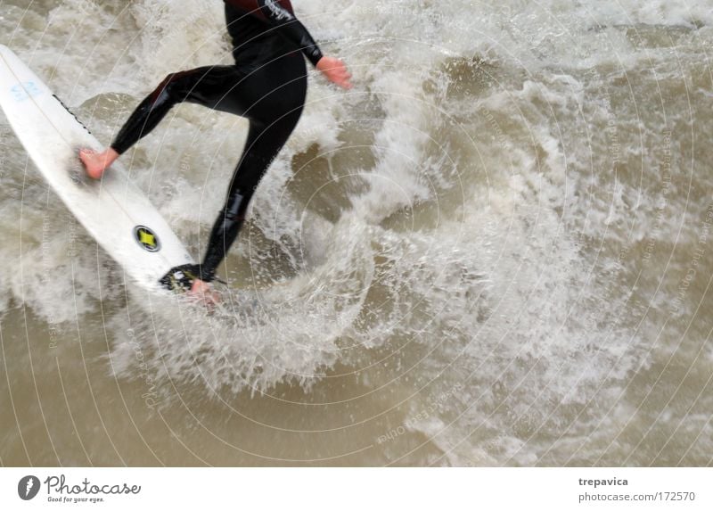 surf Farbfoto Außenaufnahme Tag Zentralperspektive Lifestyle Freude Glück Gesundheit Leben Wohlgefühl Zufriedenheit Freizeit & Hobby Ferien & Urlaub & Reisen