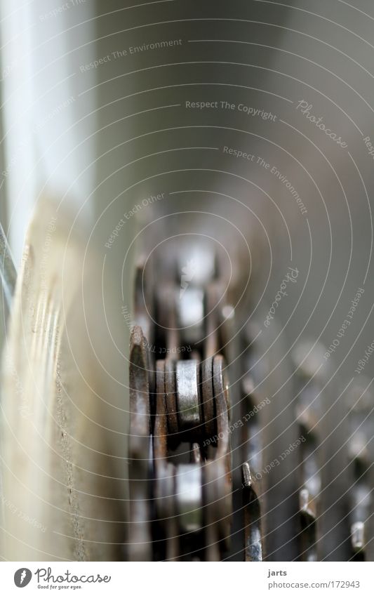 antrieb Farbfoto Außenaufnahme Nahaufnahme Detailaufnahme Makroaufnahme Menschenleer Tag Starke Tiefenschärfe Zentralperspektive Fahrrad Getriebe Verkehrsmittel