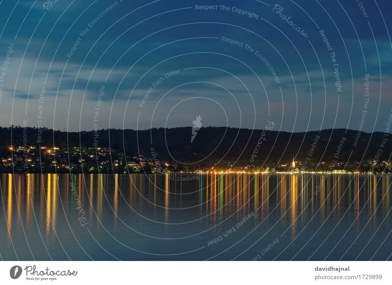 Bodensee Ferien & Urlaub & Reisen Tourismus Natur Landschaft Wasser Seeufer Bodman-Ludwigshafen Deutschland Europa Dorf blau mehrfarbig Farbfoto Außenaufnahme