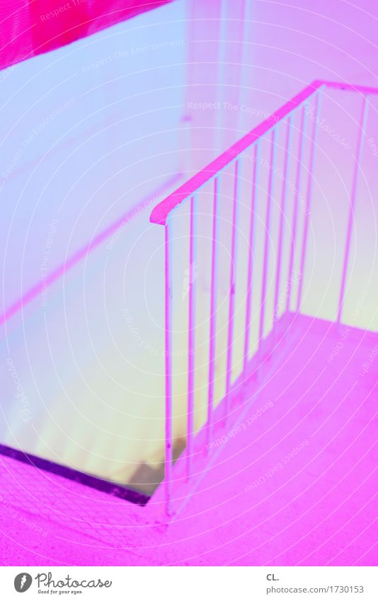 the pink room Mauer Wand Treppe Treppengeländer Boden ästhetisch außergewöhnlich eckig gruselig gelb rosa bizarr Farbe geheimnisvoll Inspiration Kreativität