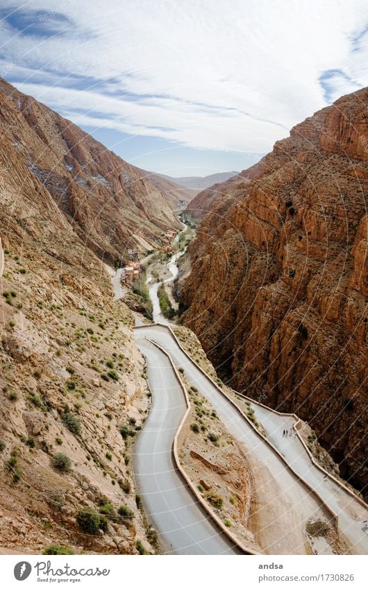 Gorges du Dades Ferien & Urlaub & Reisen Tourismus Ausflug Abenteuer Ferne Freiheit Expedition Sommer Sommerurlaub Sonne Berge u. Gebirge wandern Natur