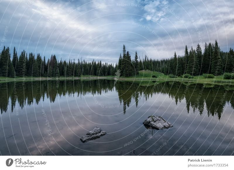 Sand Lake schön Ferien & Urlaub & Reisen Tourismus Abenteuer Sommer Berge u. Gebirge Umwelt Natur Landschaft Urelemente Erde Himmel Wolken Klima Wetter