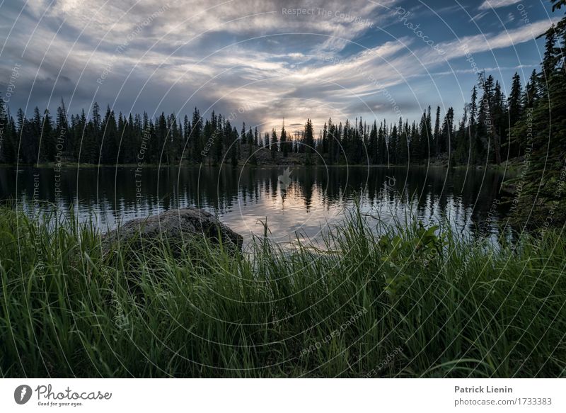 Lost Lake schön Ferien & Urlaub & Reisen Tourismus Abenteuer Sommer Berge u. Gebirge Umwelt Natur Landschaft Himmel Wolken Klima Wetter Baum Park Wiese Wald See