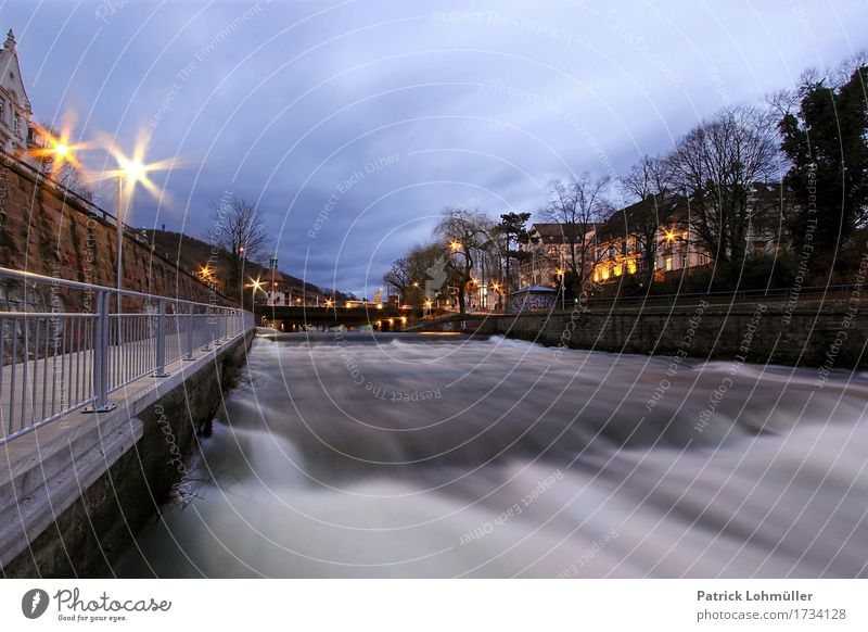 Dreisampower Städtereise Umwelt Natur Landschaft Wasser Himmel Wolken Wetter Wellen Flussufer Freiburg im Breisgau Deutschland Baden-Württemberg Europa