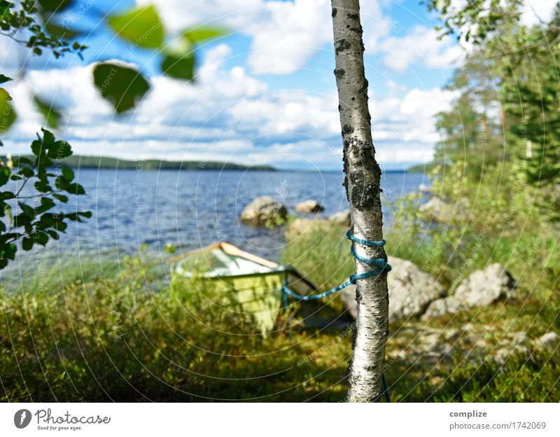 Insel Besuch Erholung ruhig Ferien & Urlaub & Reisen Sommer Sommerurlaub Sonne Strand Meer Schwimmen & Baden Rudern Umwelt Natur Landschaft Himmel Klima