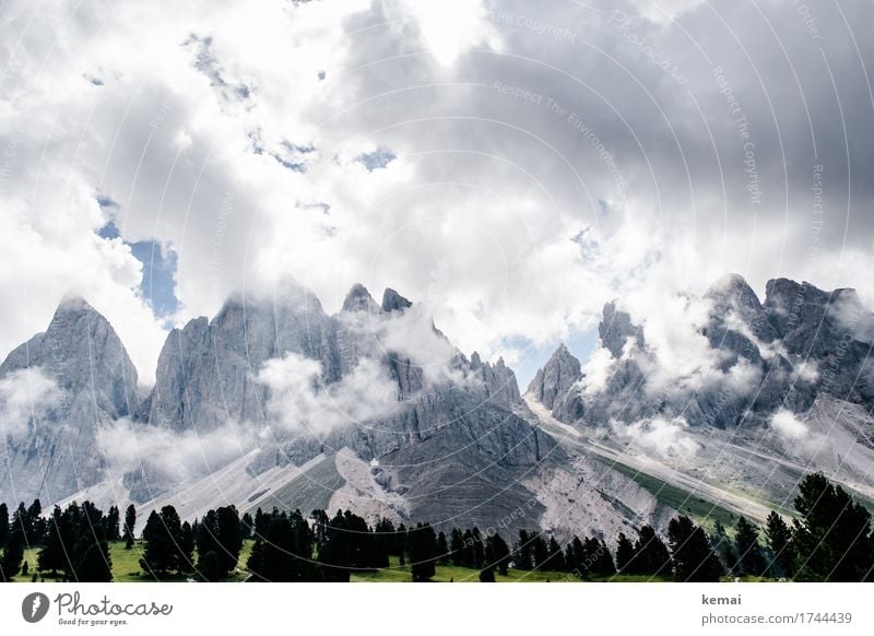 Wenn die Wolken sich lichten Sinnesorgane Ferien & Urlaub & Reisen Tourismus Ausflug Abenteuer Ferne Freiheit Umwelt Natur Landschaft Urelemente Himmel Sommer