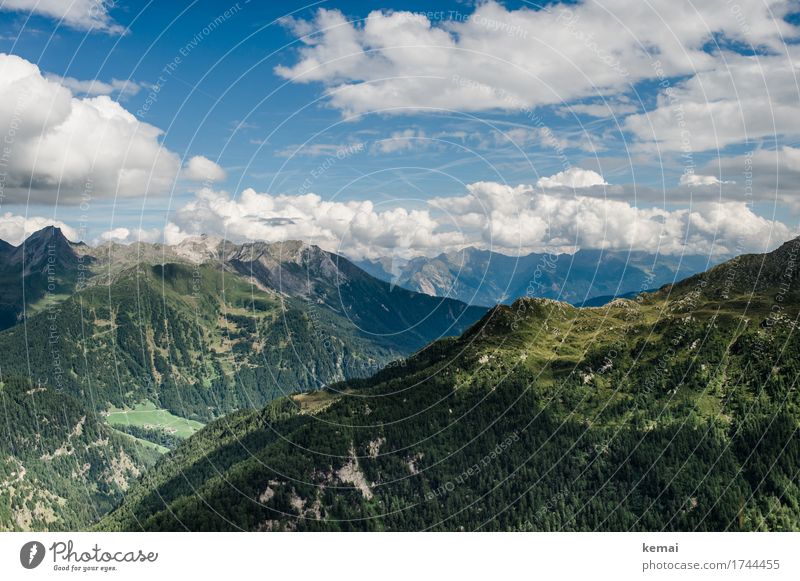 Postkartengruß Leben Wohlgefühl Sinnesorgane Erholung ruhig Ferien & Urlaub & Reisen Ausflug Abenteuer Ferne Freiheit Sommerurlaub Berge u. Gebirge wandern