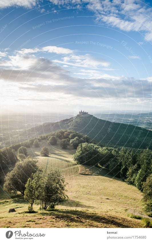 Hohenzollern Wohlgefühl Zufriedenheit ruhig Ferien & Urlaub & Reisen Tourismus Ausflug Abenteuer Ferne Freiheit Sightseeing Sommer Natur Landschaft