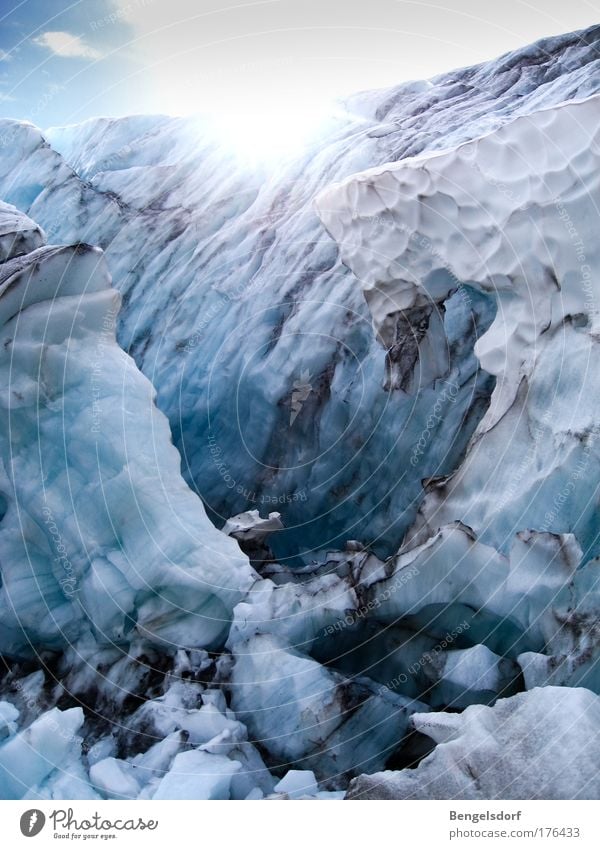 Die Reise zur Schneekönigin Ferien & Urlaub & Reisen Tourismus Ausflug Ferne Freiheit Expedition Winter Wasser Gletscher Eisberg Eiskristall Eiszeit ästhetisch