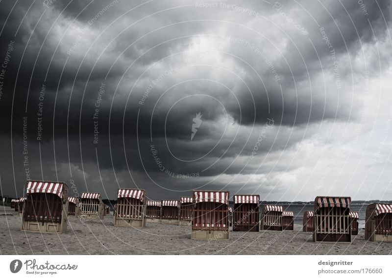 Urlaubswetter Farbfoto Gedeckte Farben Außenaufnahme Textfreiraum oben Starke Tiefenschärfe Totale Panorama (Aussicht) Weitwinkel Ferien & Urlaub & Reisen