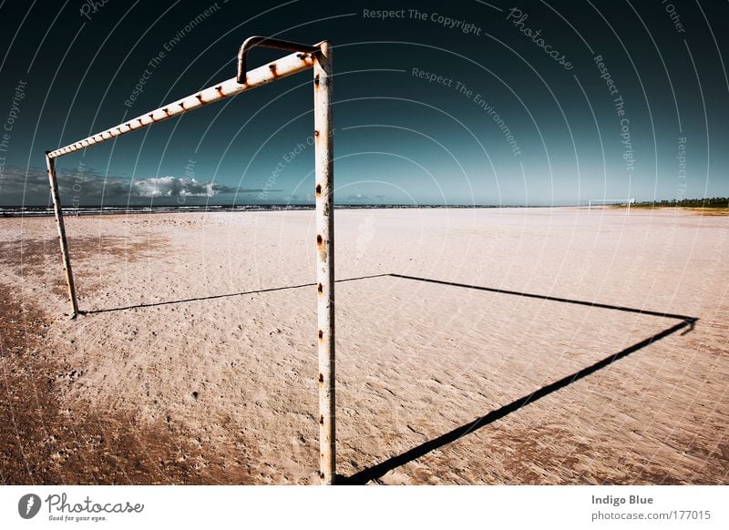 Ziel Farbfoto Außenaufnahme Menschenleer Morgen Licht Schatten Sonnenlicht Zentralperspektive Panorama (Aussicht) Ferien & Urlaub & Reisen Sommer Strand Meer