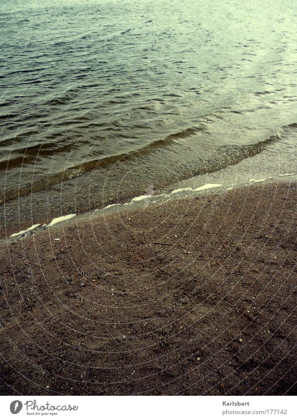 by the sea. Erholung ruhig Ferien & Urlaub & Reisen Sommerurlaub Strand Meer Wellen Natur Sand Wasser Küste Seeufer Nordsee atmen beobachten Duft genießen