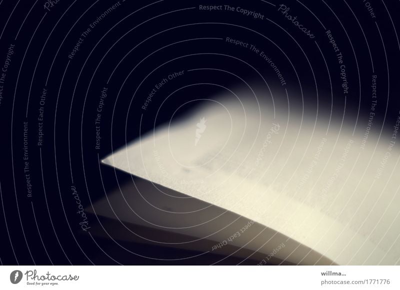 Umschlagplatz Buch Buchseite lesen Literatur Bildung Schule Studium lernen Wissen umblättern Leselust Neugier Papier Hintergrund neutral Roman Textfreiraum