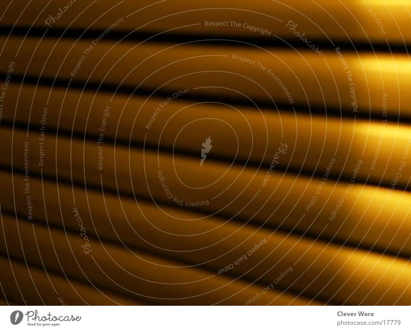 metall im büro Jalousie Aluminium Makroaufnahme Nahaufnahme Metall Lamelle