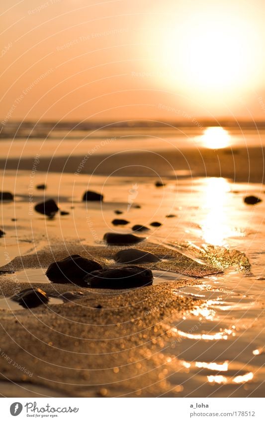 25 Glitzersteine Natur Landschaft Urelemente Sand Luft Wasser Himmel Sonnenaufgang Sonnenuntergang Strand Meer Stein entdecken glänzend leuchten träumen nass