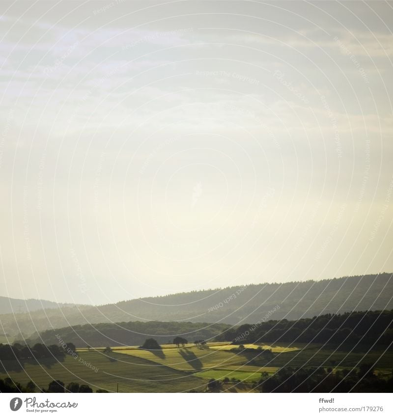 Taunus Wunderland Farbfoto Gedeckte Farben Außenaufnahme Textfreiraum oben Morgen Morgendämmerung Abend Dämmerung Licht Schatten Totale harmonisch Zufriedenheit