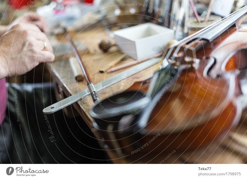 Geigenbau IIIIIII Stil Musik Arbeit & Erwerbstätigkeit Beruf Handwerker Mensch Kunst Künstler ästhetisch Geigenbauer Farbfoto Studioaufnahme Nahaufnahme